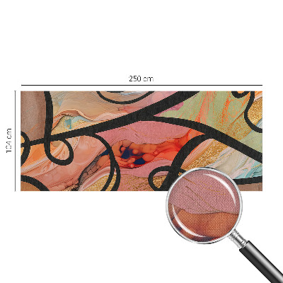 Mural de pared con estampado hermoso Movimiento colorido