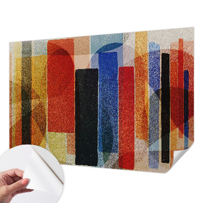 Papel mural texturado decorativo Formas geométricas