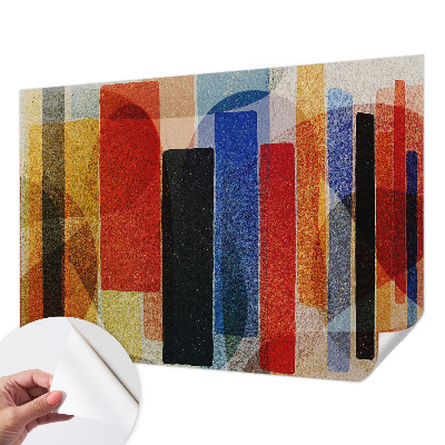 Papel mural texturado decorativo Formas geométricas