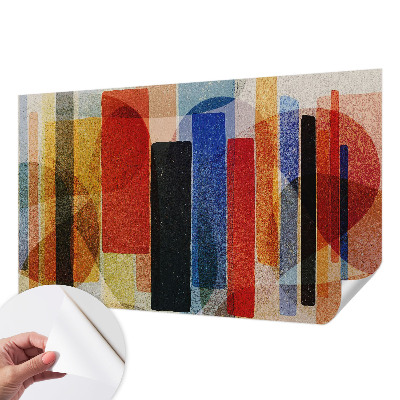 Papel mural texturado decorativo Formas geométricas