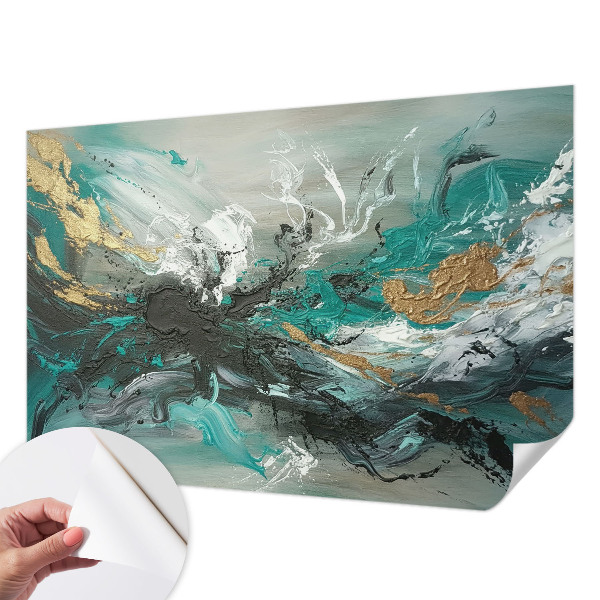 Mural de pared con estampado hermoso vórtice artístico