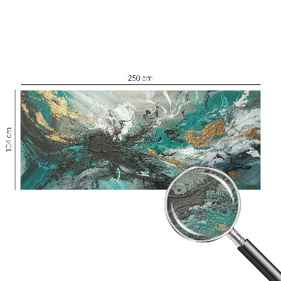 Mural de pared con estampado hermoso vórtice artístico