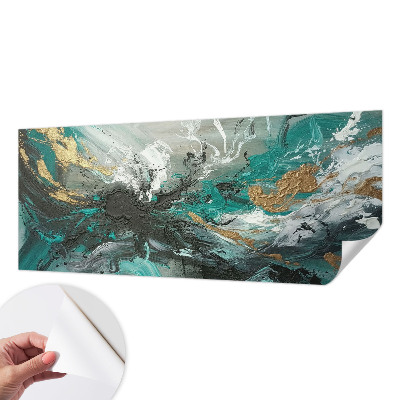 Mural de pared con estampado hermoso vórtice artístico