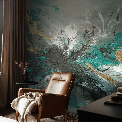 Mural de pared con estampado hermoso vórtice artístico