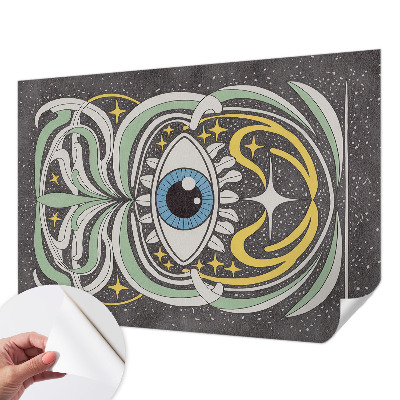 Fotomural decorativo para cabecero de cama Ojo simétrico