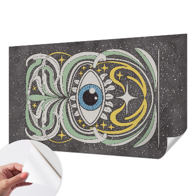 Fotomural decorativo para cabecero de cama Ojo simétrico