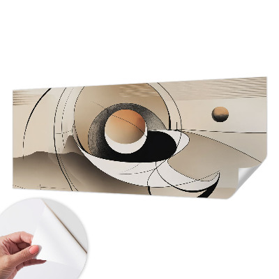 Papel mural texturado decorativo Abstracción armoniosa