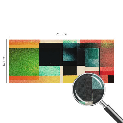 Papel mural con patrón decorativo abstracción geométrica