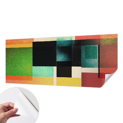 Papel mural con patrón decorativo abstracción geométrica