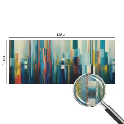 Fotomural decorativo para cabecero de cama con diseño de rayas abstractas