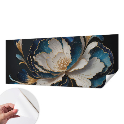 Fotomural decorativo para cabecero de cama estampado floral