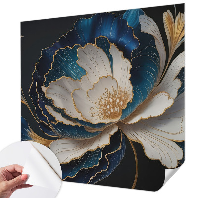 Fotomural decorativo para cabecero de cama estampado floral