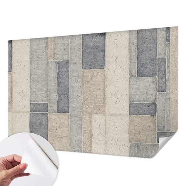Mural de pared con estampado hermoso Mosaico geométrico