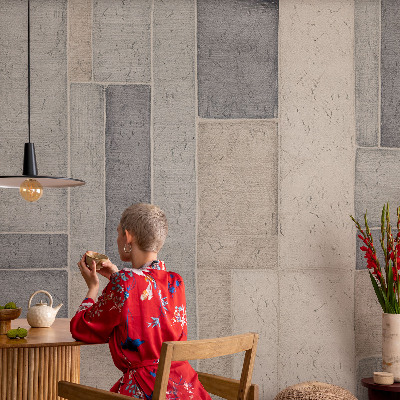 Mural de pared con estampado hermoso Mosaico geométrico