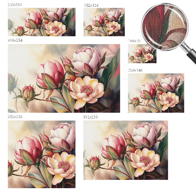 Fotomural decorativo para cabecero de cama Un ramo de flores