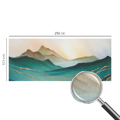 Papel mural con patrón decorativo Paisaje tranquilo