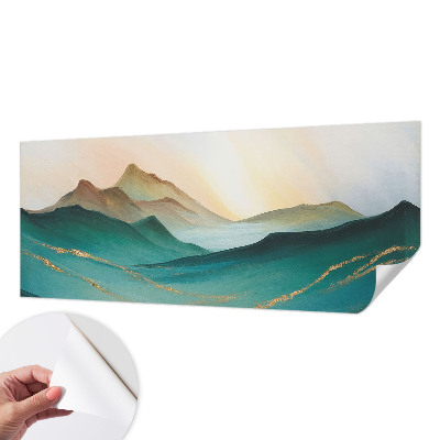 Papel mural con patrón decorativo Paisaje tranquilo