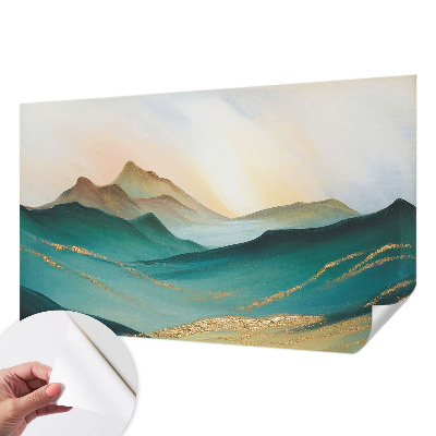 Papel mural con patrón decorativo Paisaje tranquilo