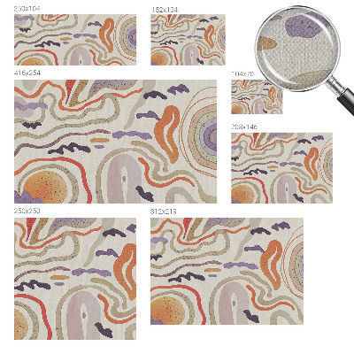 Fotomural decorativo para cabecero de cama Patrones abstractos