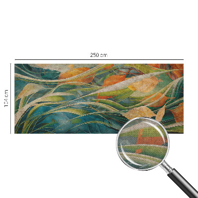 Mural de pared con estampado hermoso paisaje otoñal