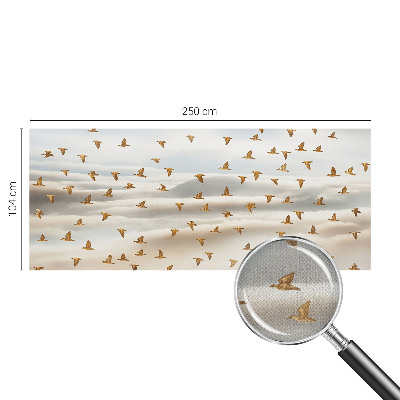 Papel mural con patrón decorativo Pájaros en vuelo