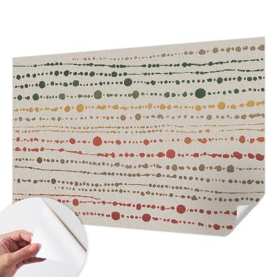 Papel mural texturado decorativo puntos de colores