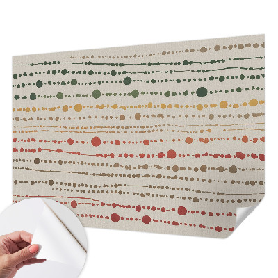 Papel mural texturado decorativo puntos de colores