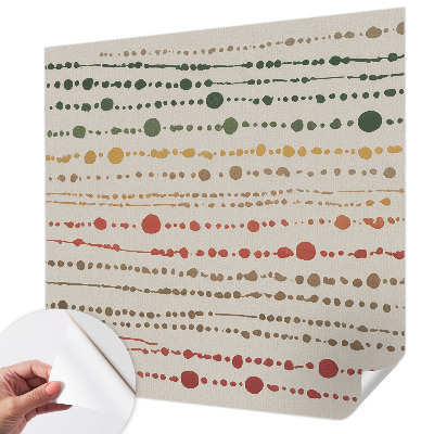 Papel mural texturado decorativo puntos de colores
