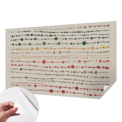 Papel mural texturado decorativo puntos de colores