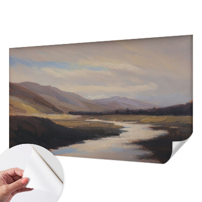 Papel mural texturado decorativo Paz natural