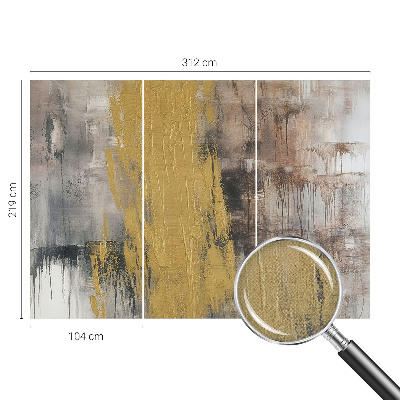 Mural de pared con estampado hermoso Visión abstracta