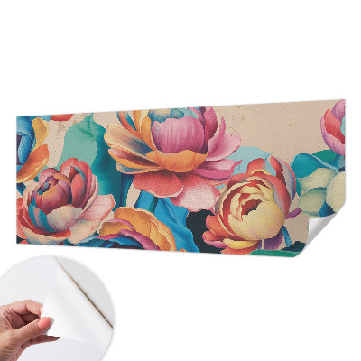 Mural de pared con estampado hermoso Armonía floral