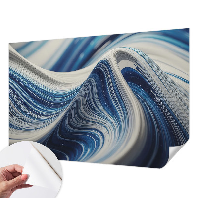 Fotomural decorativo para cabecero de cama con un diseño de abstracción armoniosa para cabecero