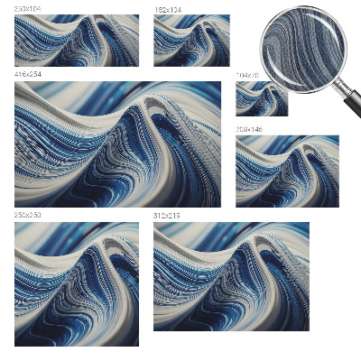 Fotomural decorativo para cabecero de cama con un diseño de abstracción armoniosa para cabecero
