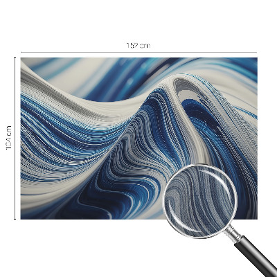 Fotomural decorativo para cabecero de cama con un diseño de abstracción armoniosa para cabecero
