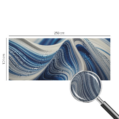 Fotomural decorativo para cabecero de cama con un diseño de abstracción armoniosa para cabecero
