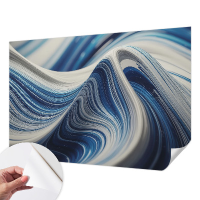 Fotomural decorativo para cabecero de cama con un diseño de abstracción armoniosa para cabecero