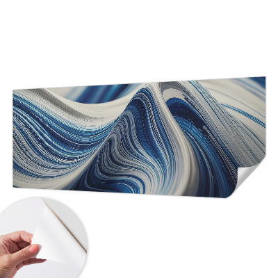 Fotomural decorativo para cabecero de cama con un diseño de abstracción armoniosa para cabecero
