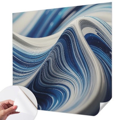 Fotomural decorativo para cabecero de cama con un diseño de abstracción armoniosa para cabecero