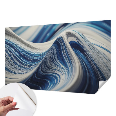 Fotomural decorativo para cabecero de cama con un diseño de abstracción armoniosa para cabecero