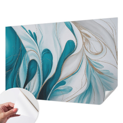 Papel mural texturado decorativo Patrones fluidos
