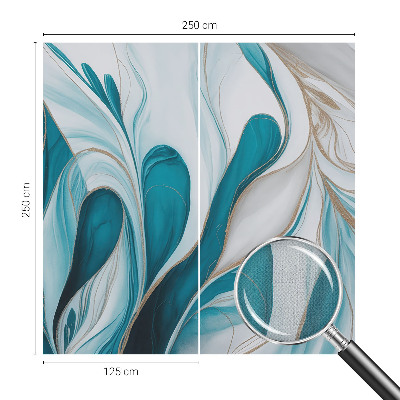 Papel mural texturado decorativo Patrones fluidos
