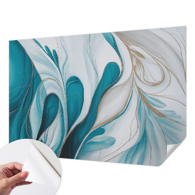 Papel mural texturado decorativo Patrones fluidos
