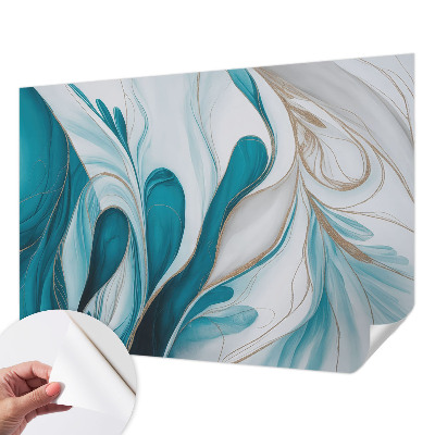 Papel mural texturado decorativo Patrones fluidos
