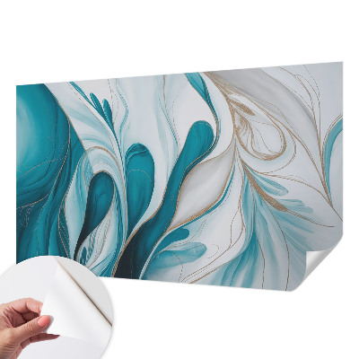 Papel mural texturado decorativo Patrones fluidos