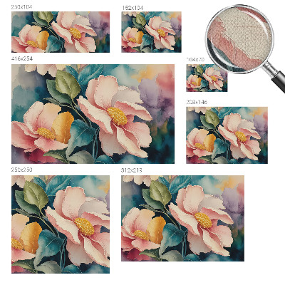 Papel mural texturado decorativo con diseño de elegancia floral