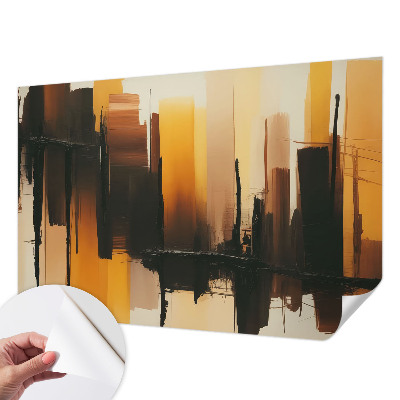 Mural de pared con estampado hermoso rayas verticales