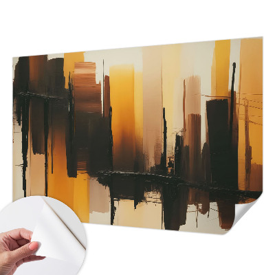 Mural de pared con estampado hermoso rayas verticales