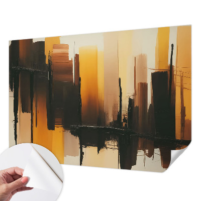 Mural de pared con estampado hermoso rayas verticales
