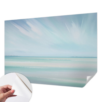 Mural de pared con estampado hermoso mar en calma